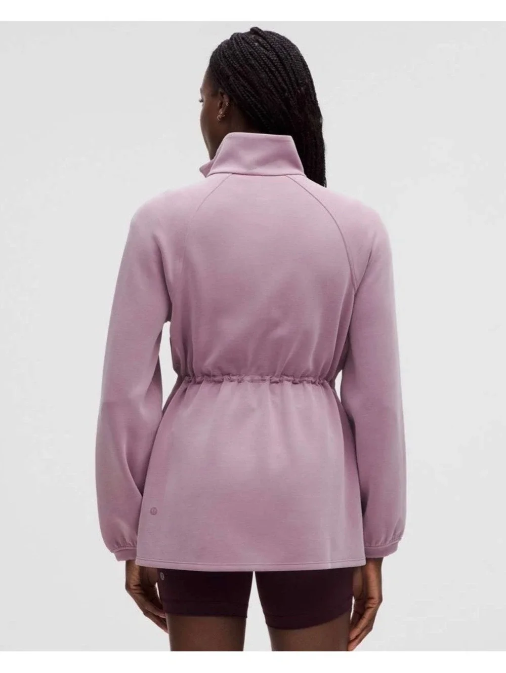 Lululemon Softstreme Cinch-Waist Full Zip Jacket Size Large Lavender Lux